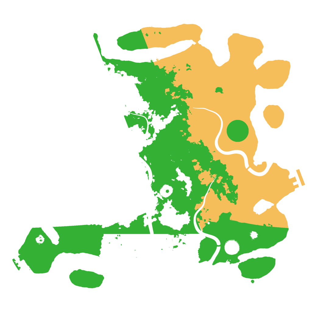 Biome Rust Map: Procedural Map, Size: 3750, Seed: 1227509012
