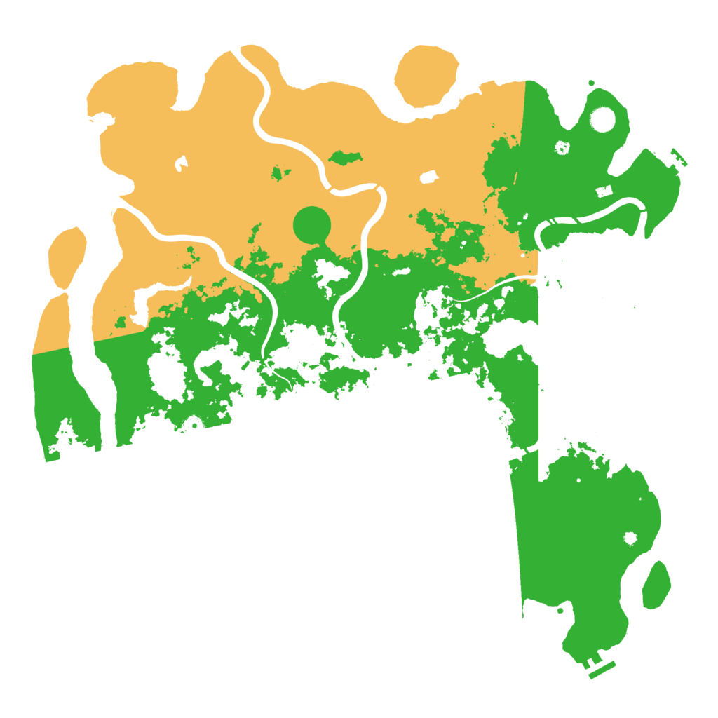Biome Rust Map: Procedural Map, Size: 5000, Seed: 1387091981