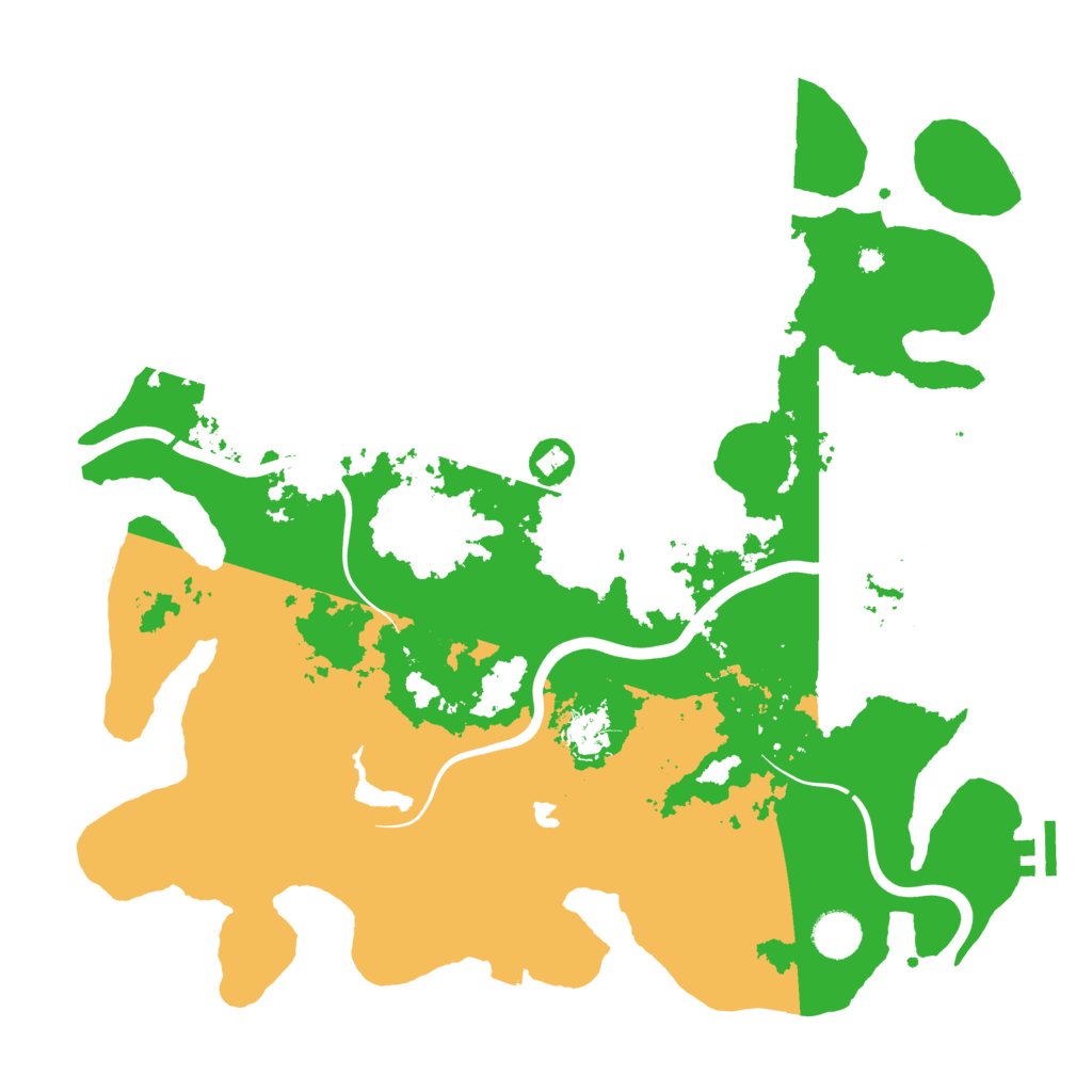 Biome Rust Map: Procedural Map, Size: 4000, Seed: 3986