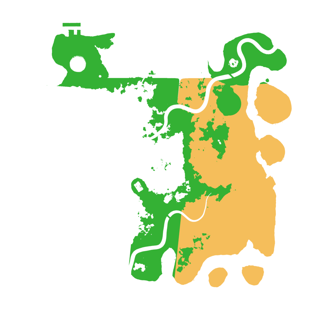Biome Rust Map: Procedural Map, Size: 3500, Seed: 1801157443