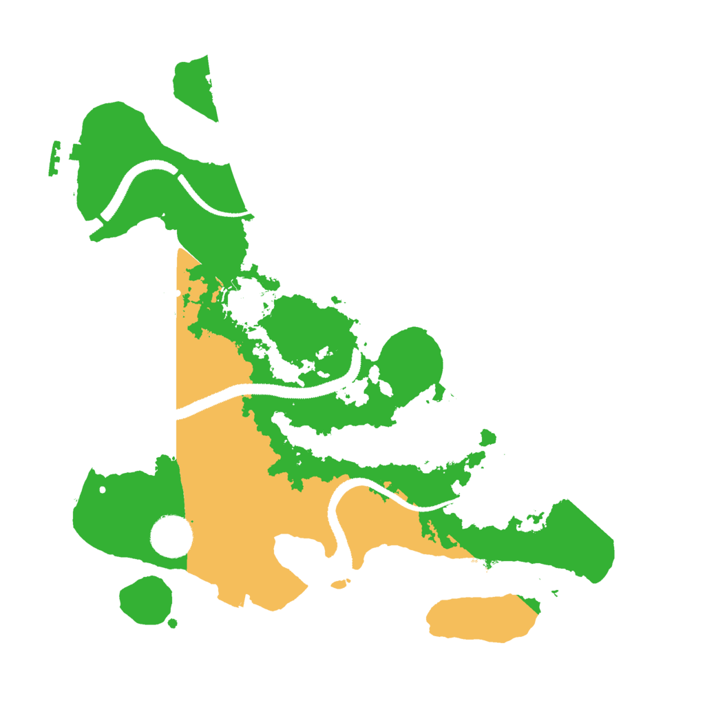 Biome Rust Map: Procedural Map, Size: 3000, Seed: 76124