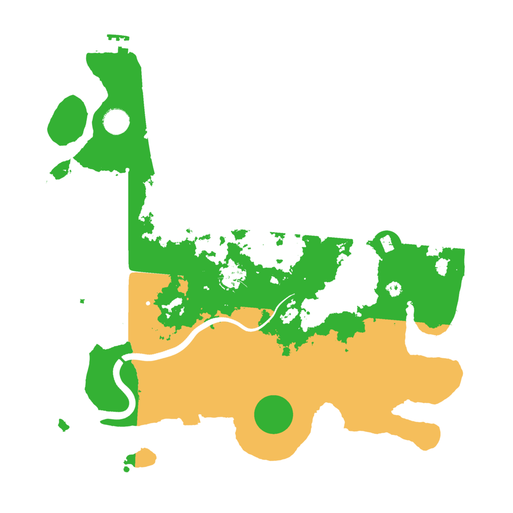 Biome Rust Map: Procedural Map, Size: 3500, Seed: 328918528