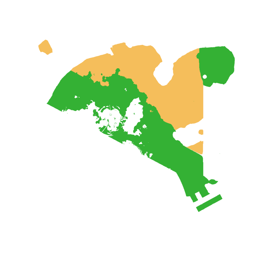 Biome Rust Map: Procedural Map, Size: 2000, Seed: 46972