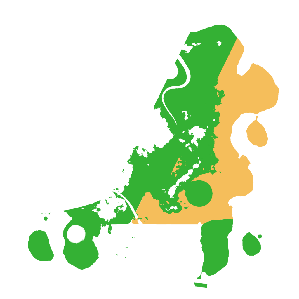Biome Rust Map: Procedural Map, Size: 3000, Seed: 82342