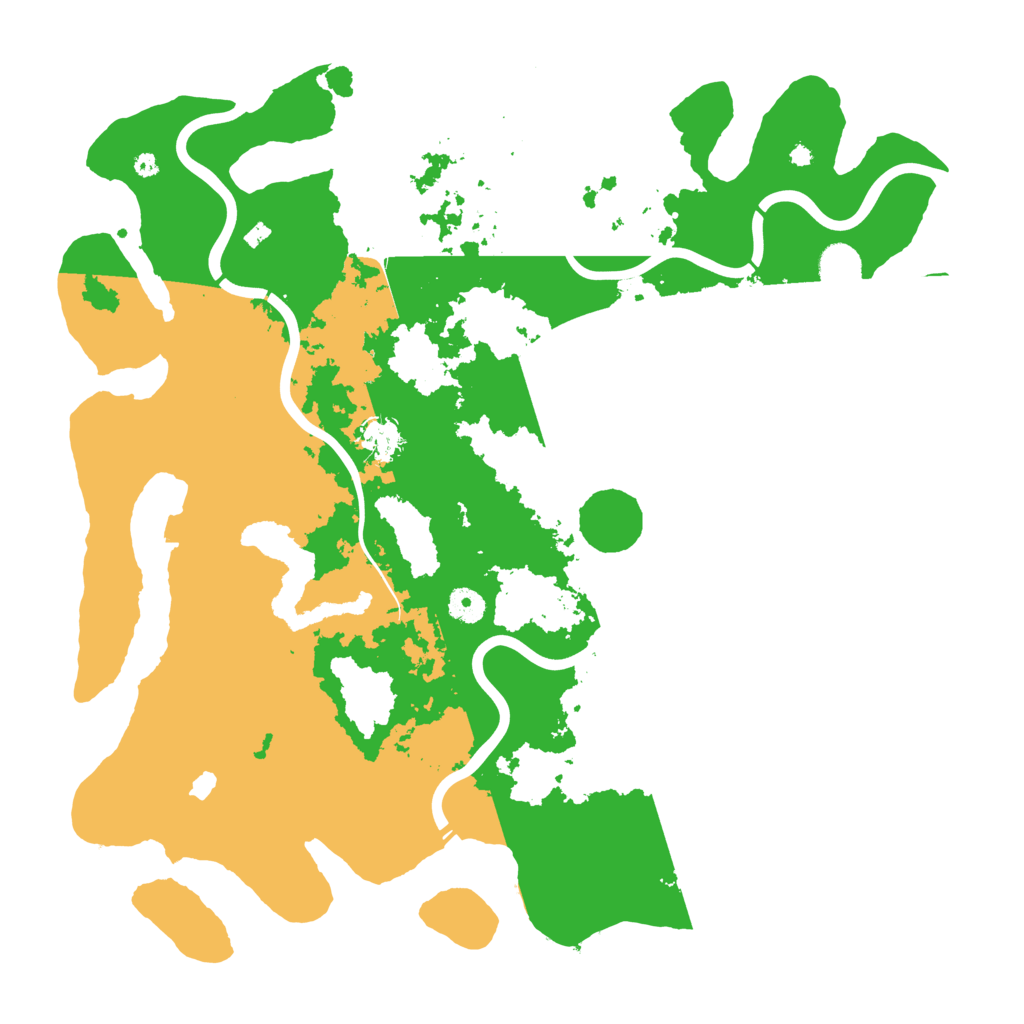 Biome Rust Map: Procedural Map, Size: 4300, Seed: 171757