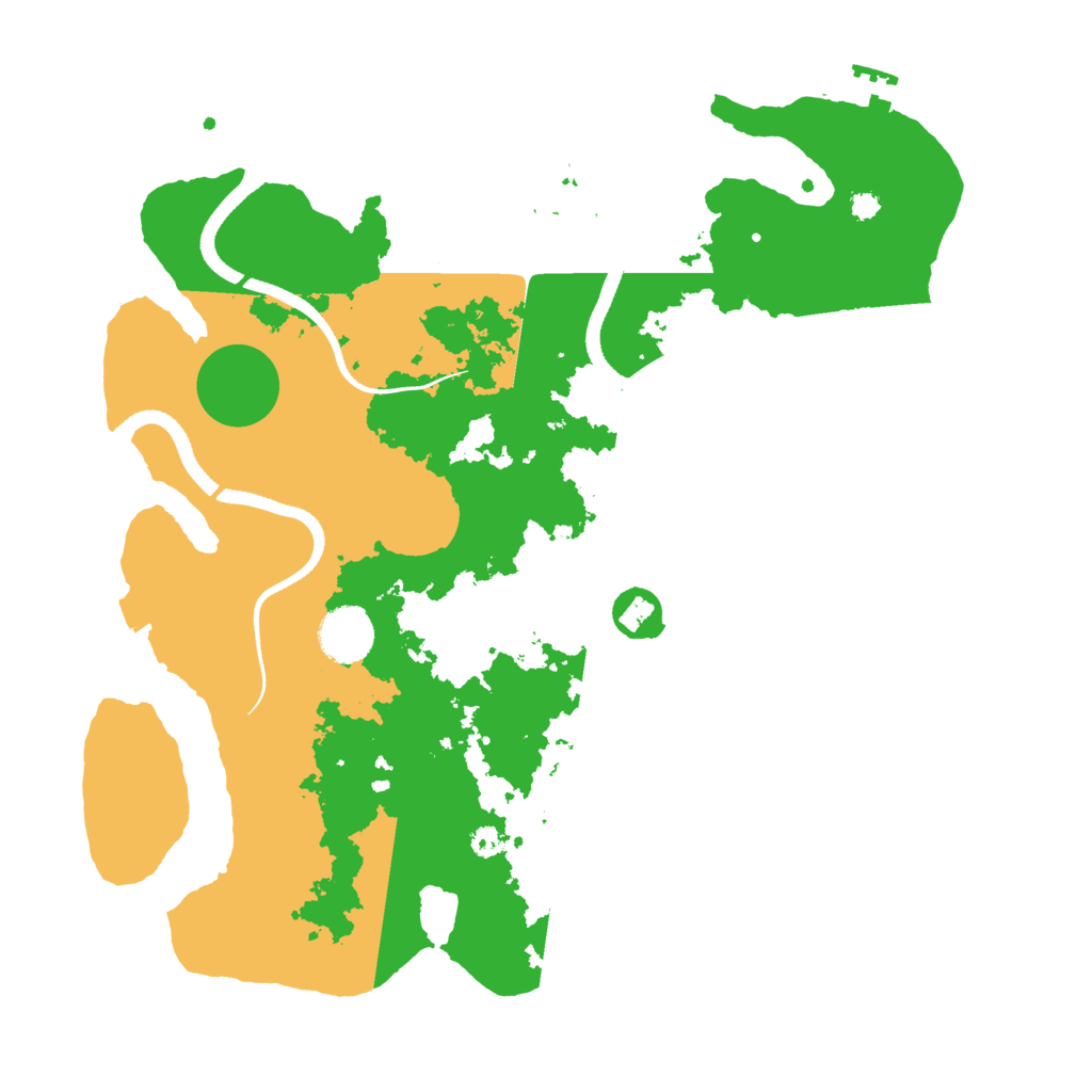Biome Rust Map: Procedural Map, Size: 3500, Seed: 724265863