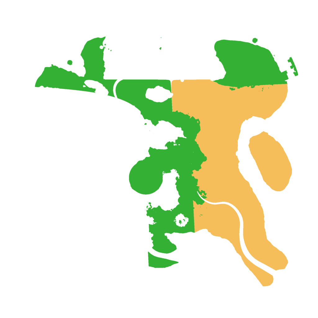 Biome Rust Map: Procedural Map, Size: 2500, Seed: 1224806244