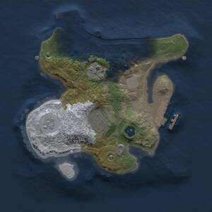 Thumbnail Rust Map: Procedural Map, Size: 2000, Seed: 539214998, 6 Monuments