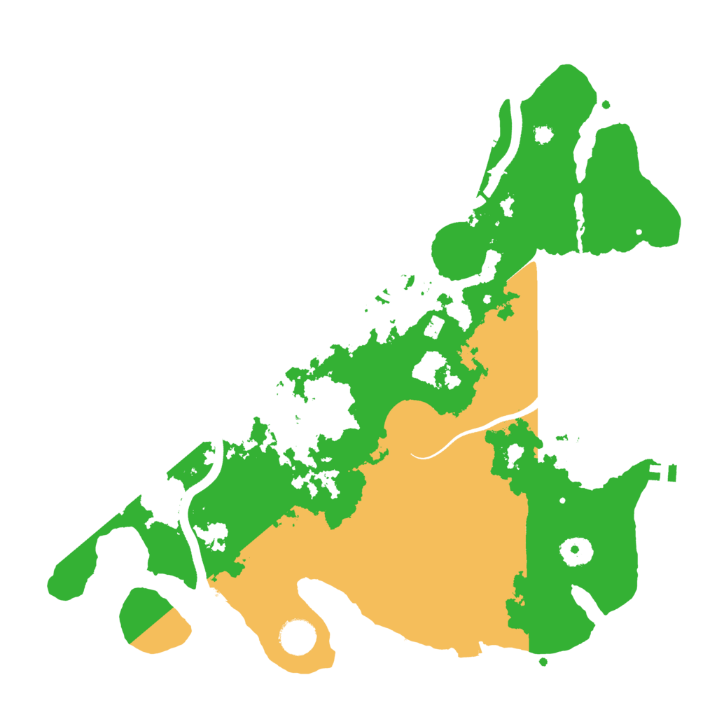 Biome Rust Map: Procedural Map, Size: 3500, Seed: 710871317