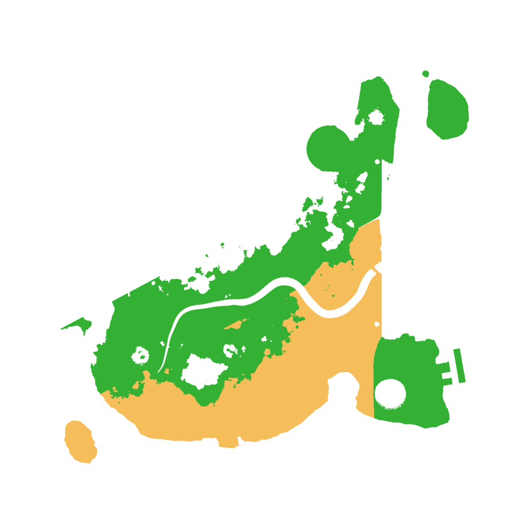 Biome Rust Map: Procedural Map, Size: 3000, Seed: 1643687830
