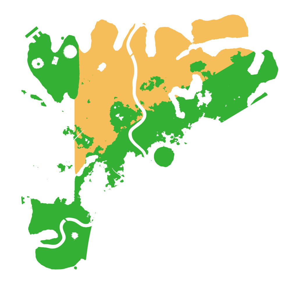 Biome Rust Map: Procedural Map, Size: 4000, Seed: 1282797771