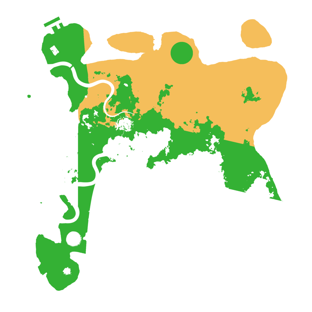 Biome Rust Map: Procedural Map, Size: 3700, Seed: 633641799