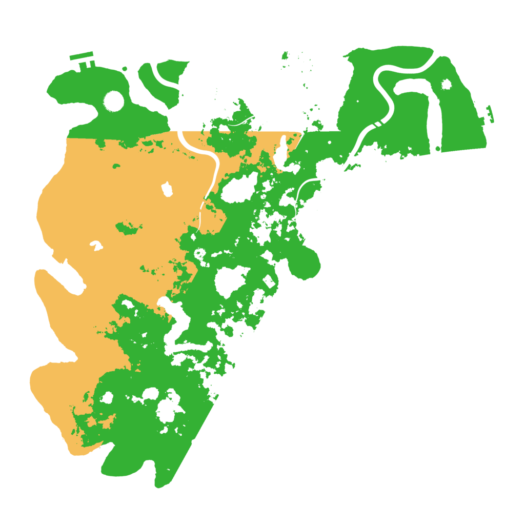 Biome Rust Map: Procedural Map, Size: 4500, Seed: 241988160