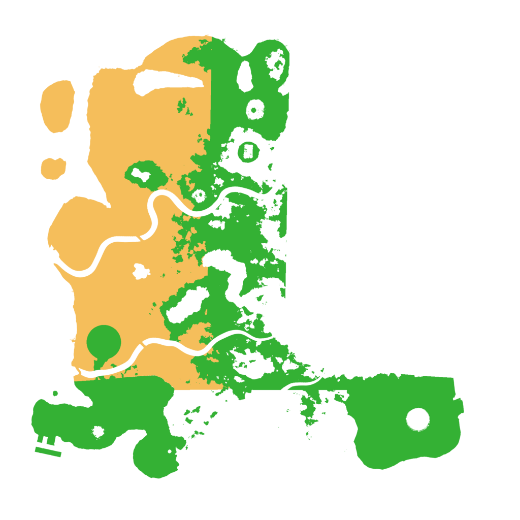 Biome Rust Map: Procedural Map, Size: 4000, Seed: 18084203