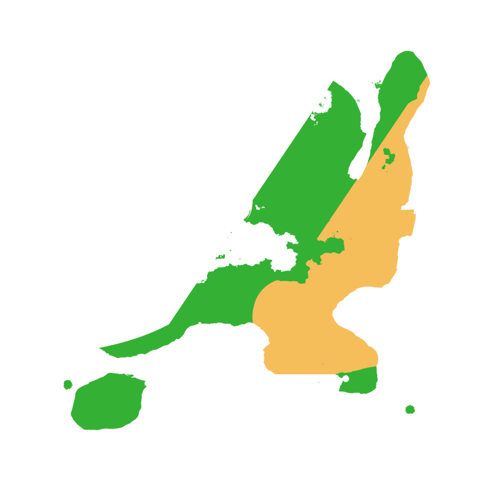 Biome Rust Map: Procedural Map, Size: 2200, Seed: 1683951717