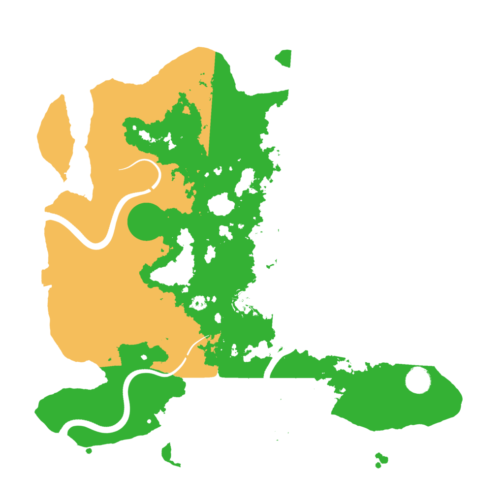 Biome Rust Map: Procedural Map, Size: 3500, Seed: 1783379637