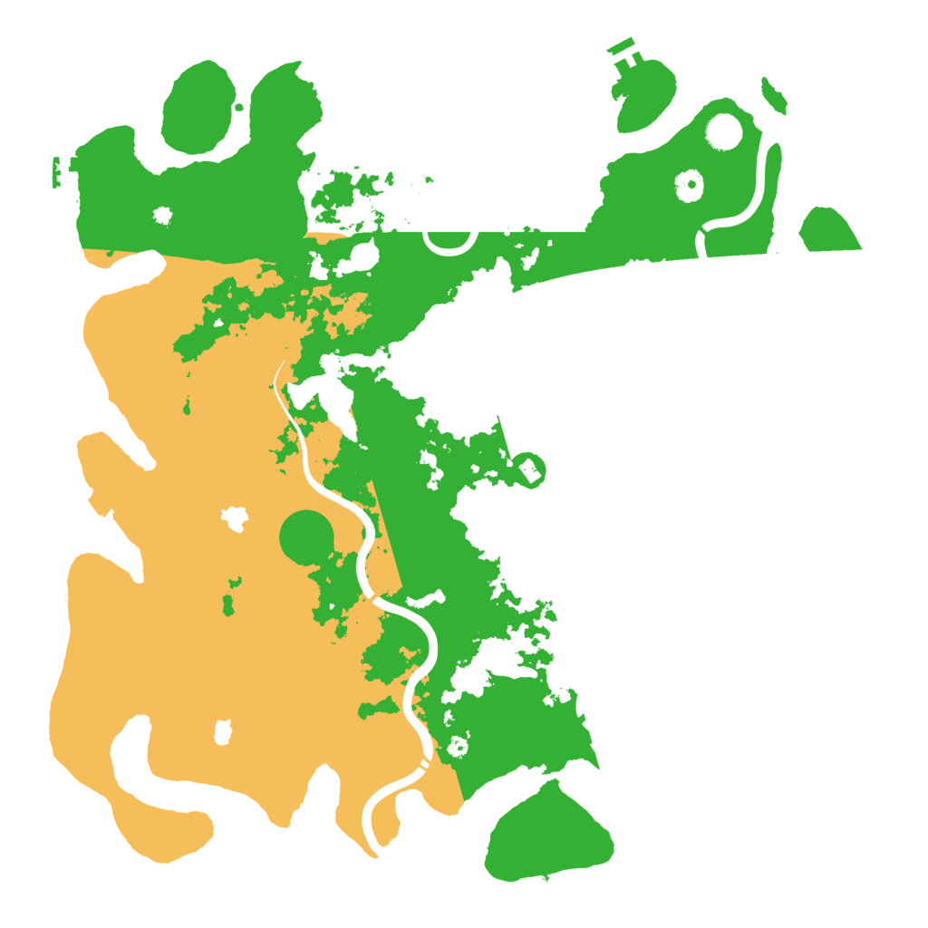 Biome Rust Map: Procedural Map, Size: 4500, Seed: 719322121