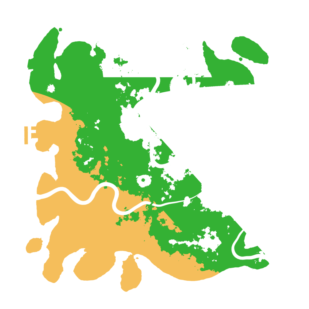 Biome Rust Map: Procedural Map, Size: 3500, Seed: 8254971