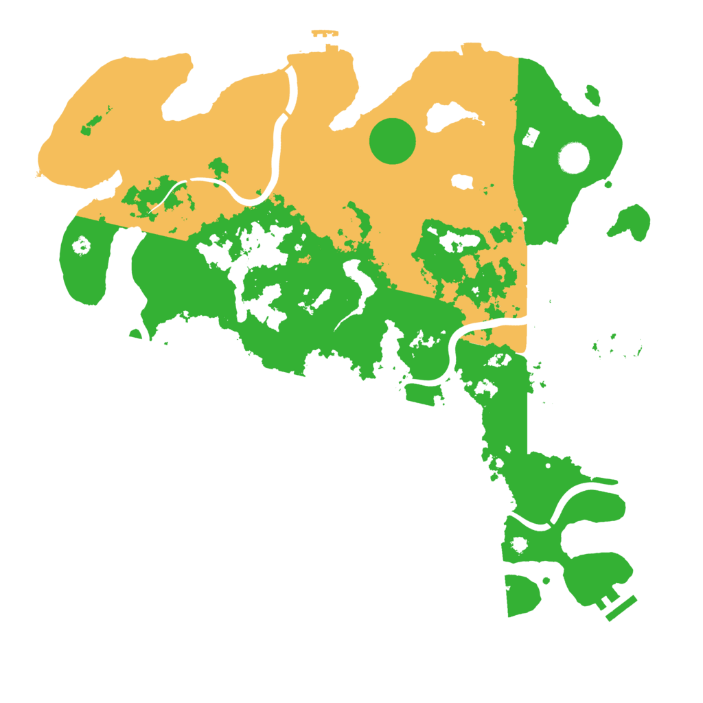 Biome Rust Map: Procedural Map, Size: 4000, Seed: 20250701