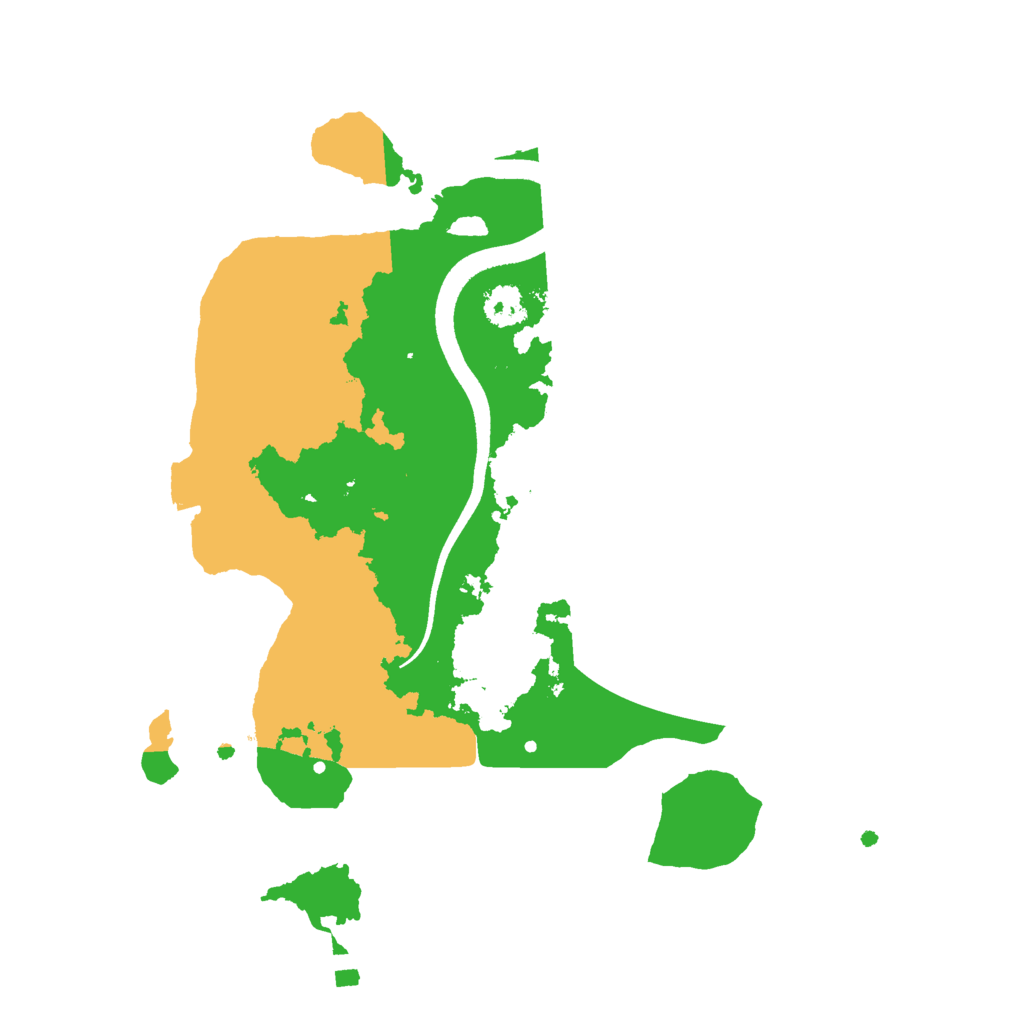 Biome Rust Map: Procedural Map, Size: 2500, Seed: 251