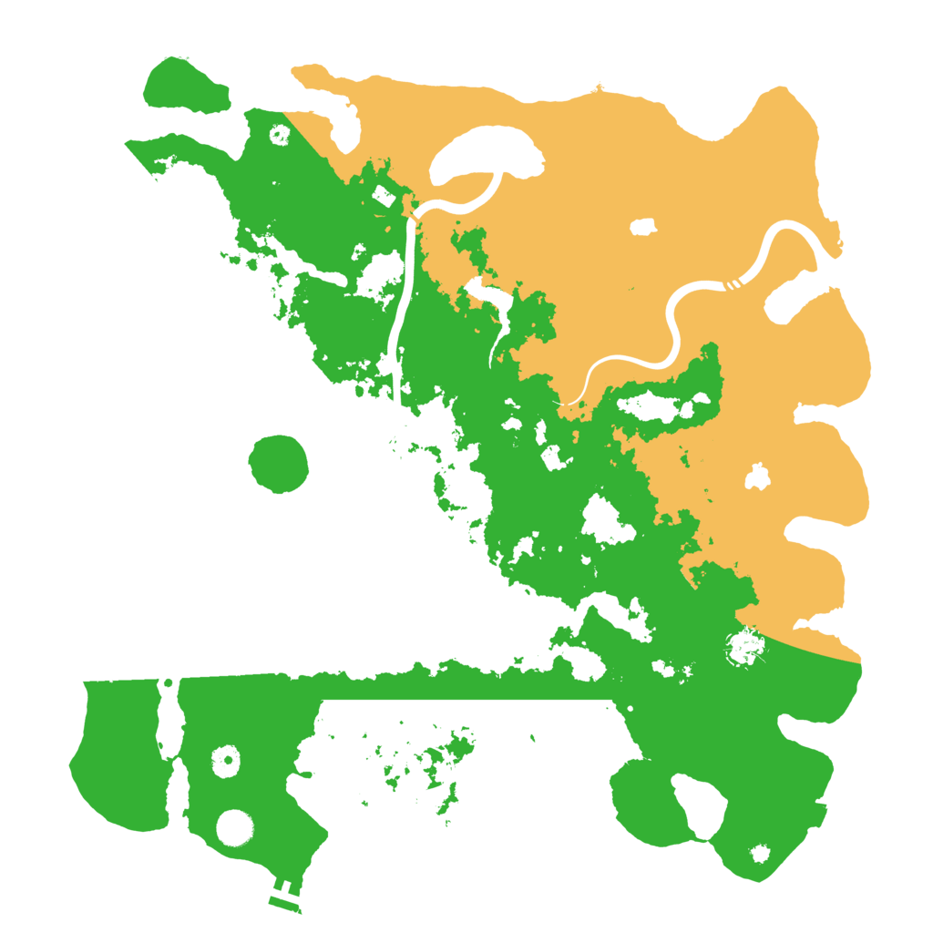 Biome Rust Map: Procedural Map, Size: 4500, Seed: 1246531432