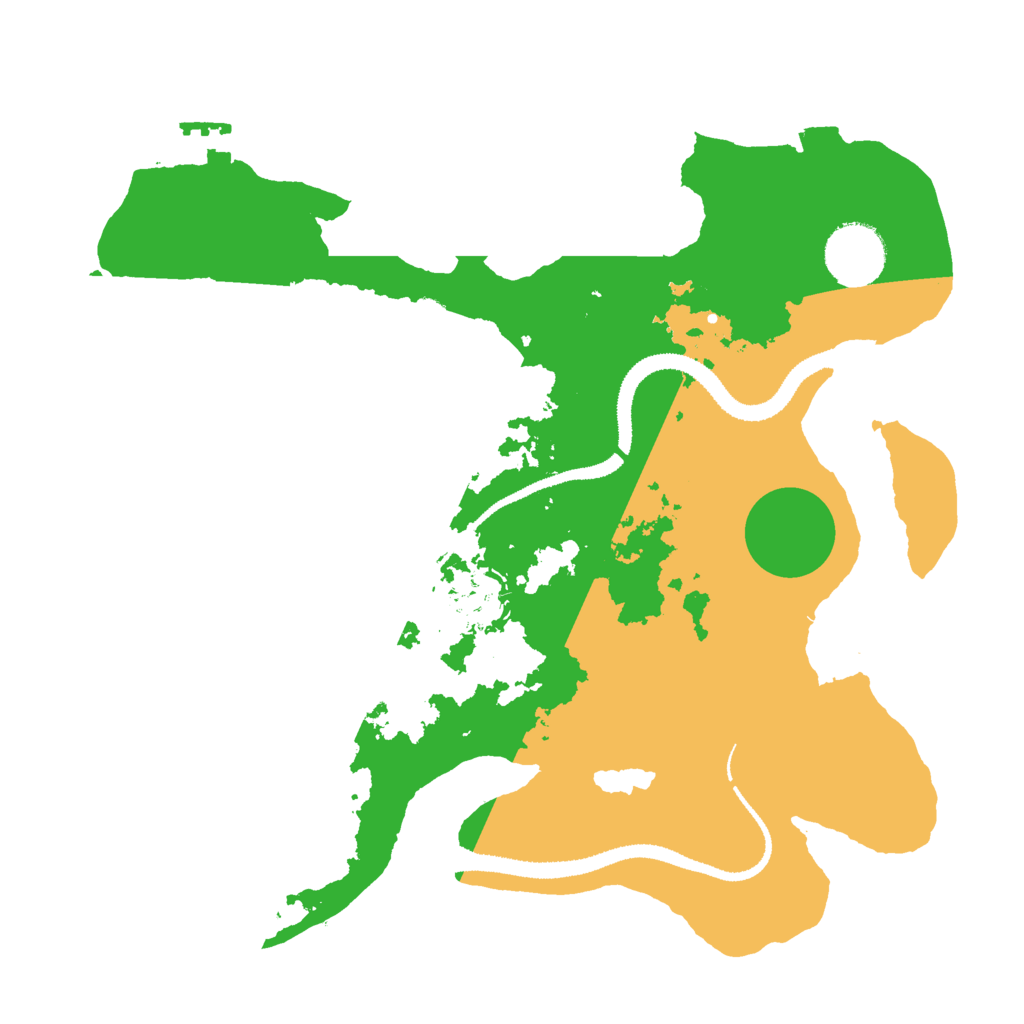 Biome Rust Map: Procedural Map, Size: 3000, Seed: 1409108185