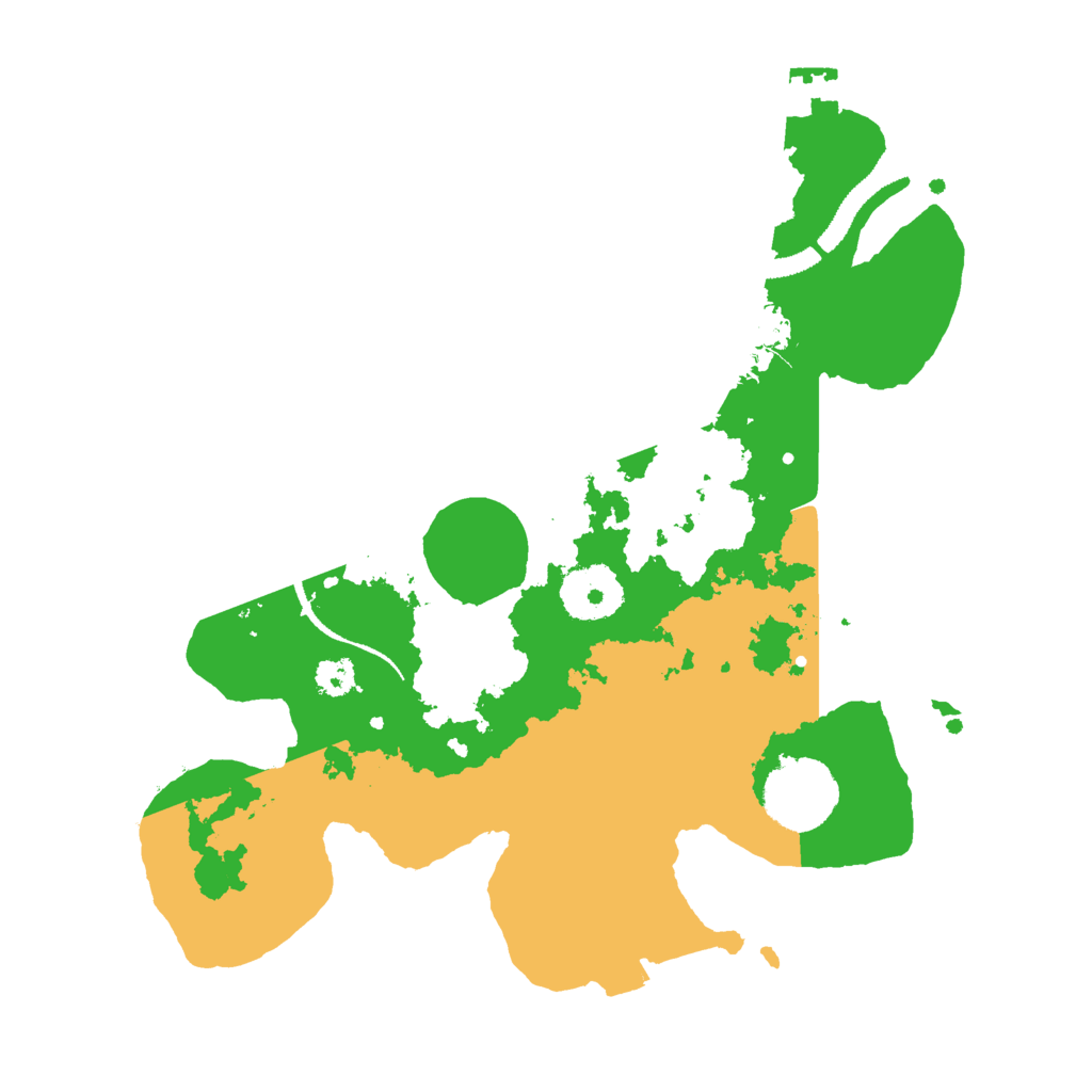 Biome Rust Map: Procedural Map, Size: 2800, Seed: 1666108279