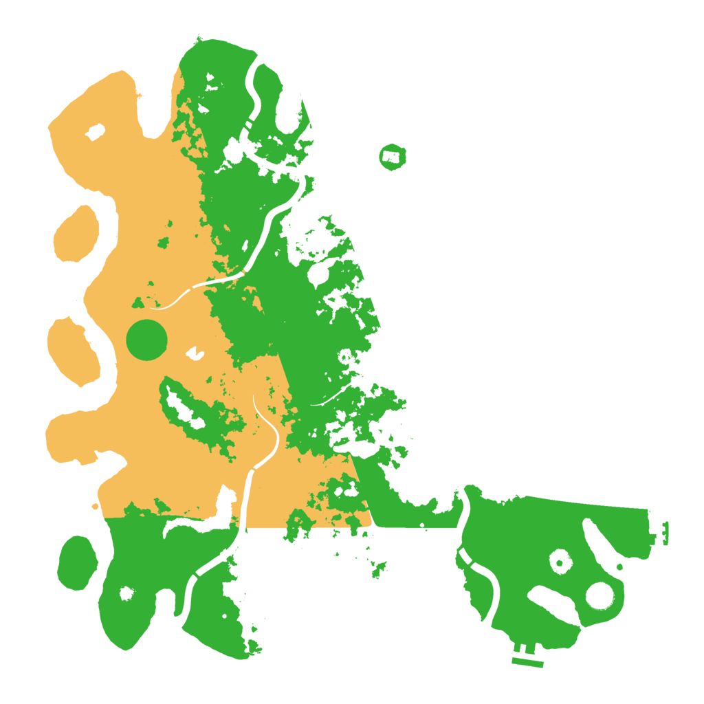 Biome Rust Map: Procedural Map, Size: 4500, Seed: 1617836724