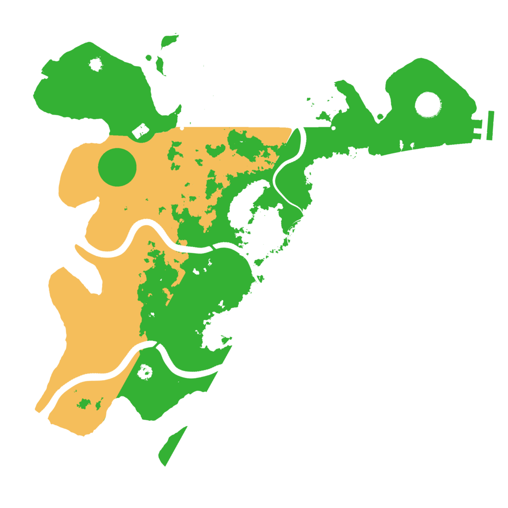 Biome Rust Map: Procedural Map, Size: 3500, Seed: 931806991