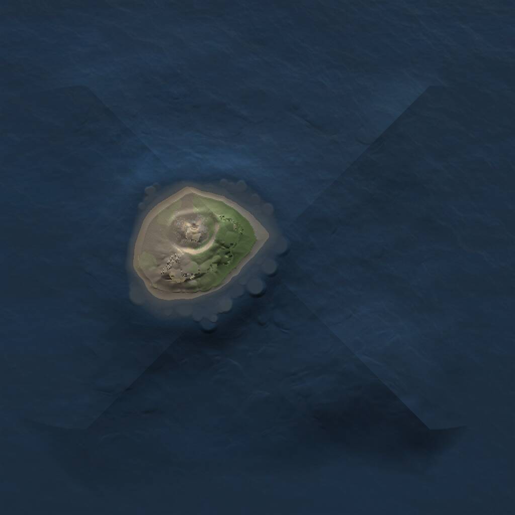 Rust Map: Procedural Map, Size: 1000, Seed: 1304406844, 1 Monuments