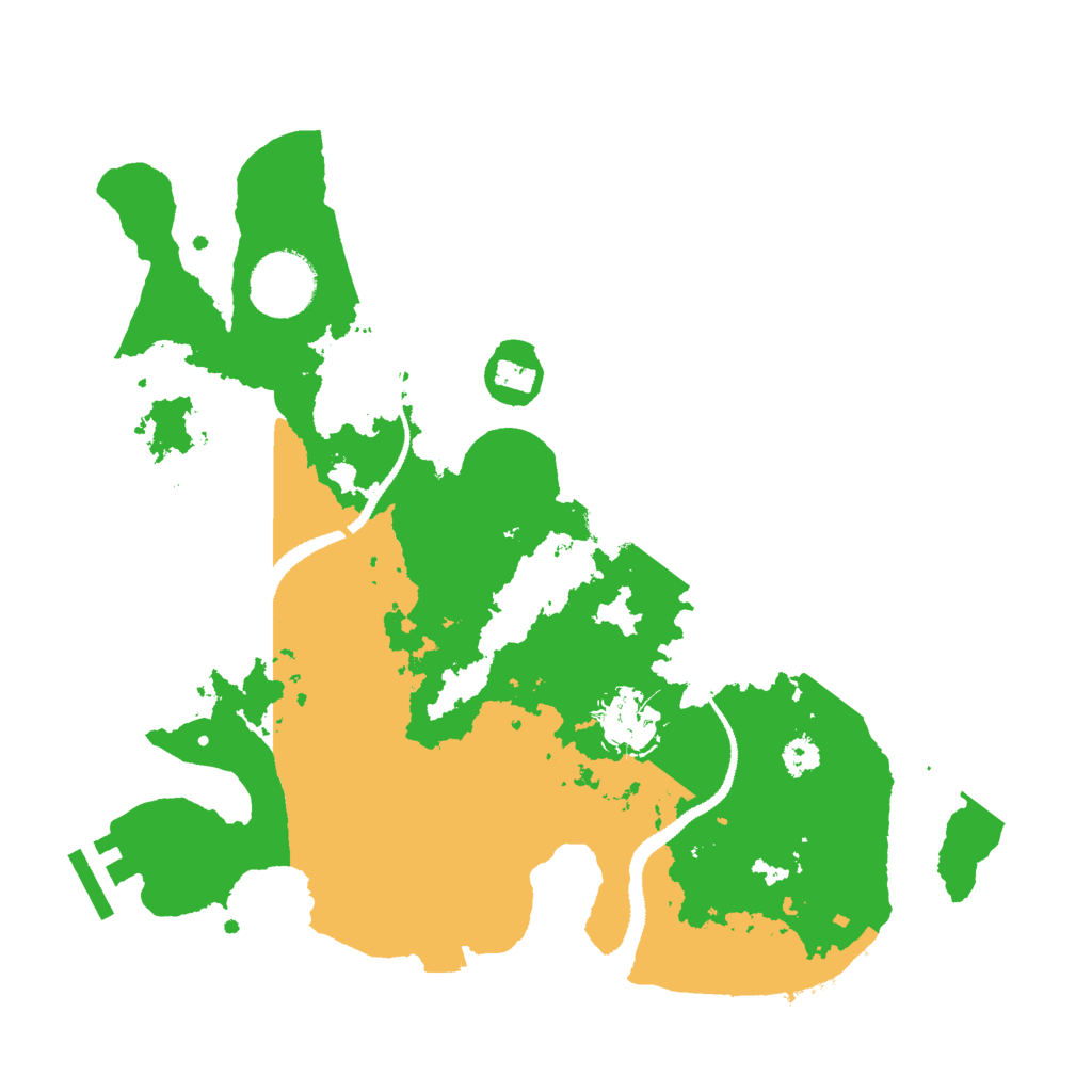 Biome Rust Map: Procedural Map, Size: 3000, Seed: 93242340