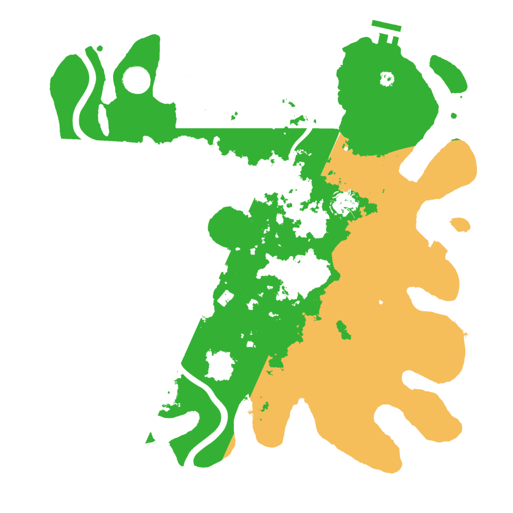Biome Rust Map: Procedural Map, Size: 3500, Seed: 1435623639