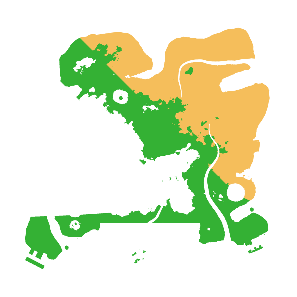 Biome Rust Map: Procedural Map, Size: 3000, Seed: 1942739024