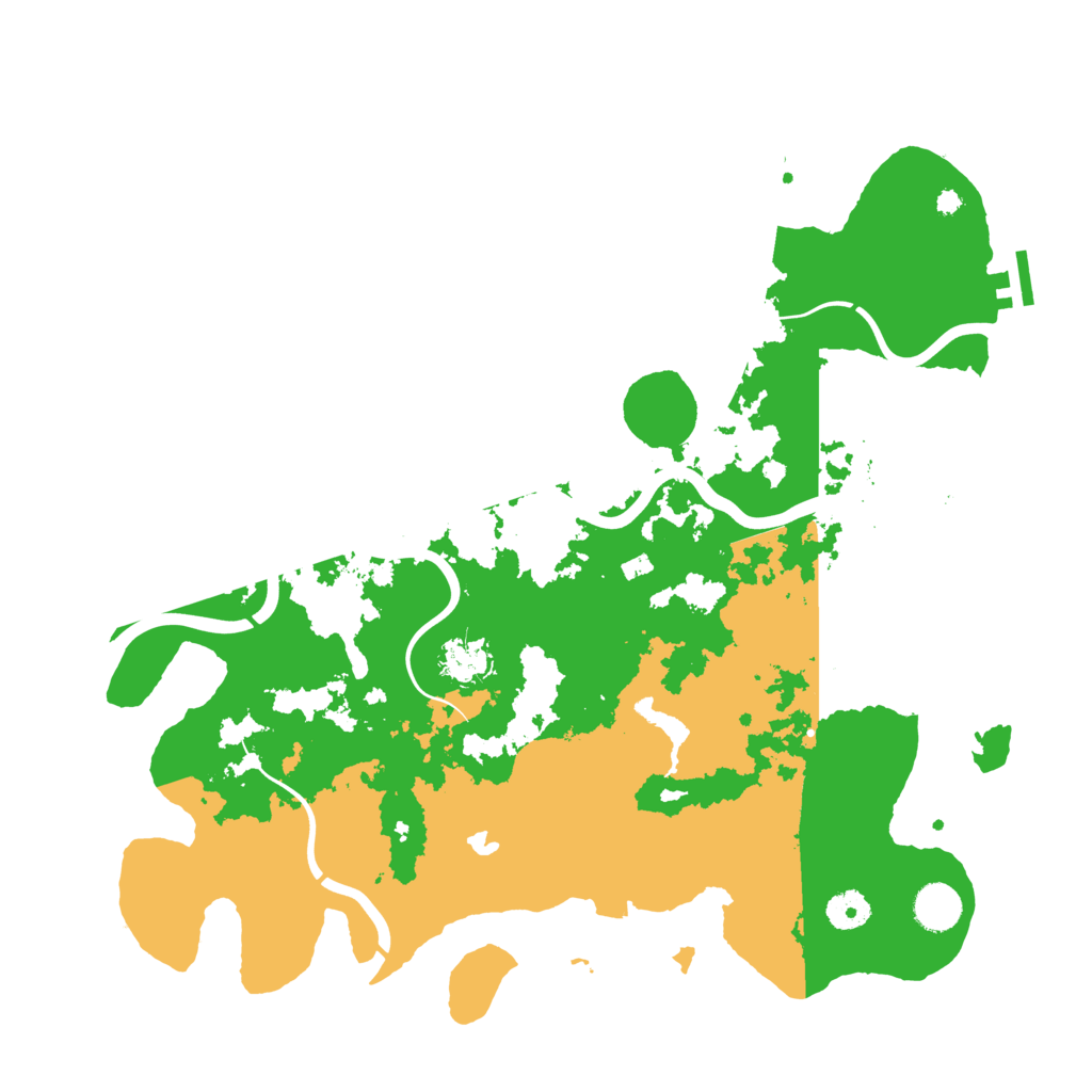 Biome Rust Map: Procedural Map, Size: 4000, Seed: 18070