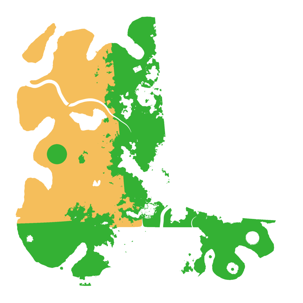 Biome Rust Map: Procedural Map, Size: 4000, Seed: 10000000