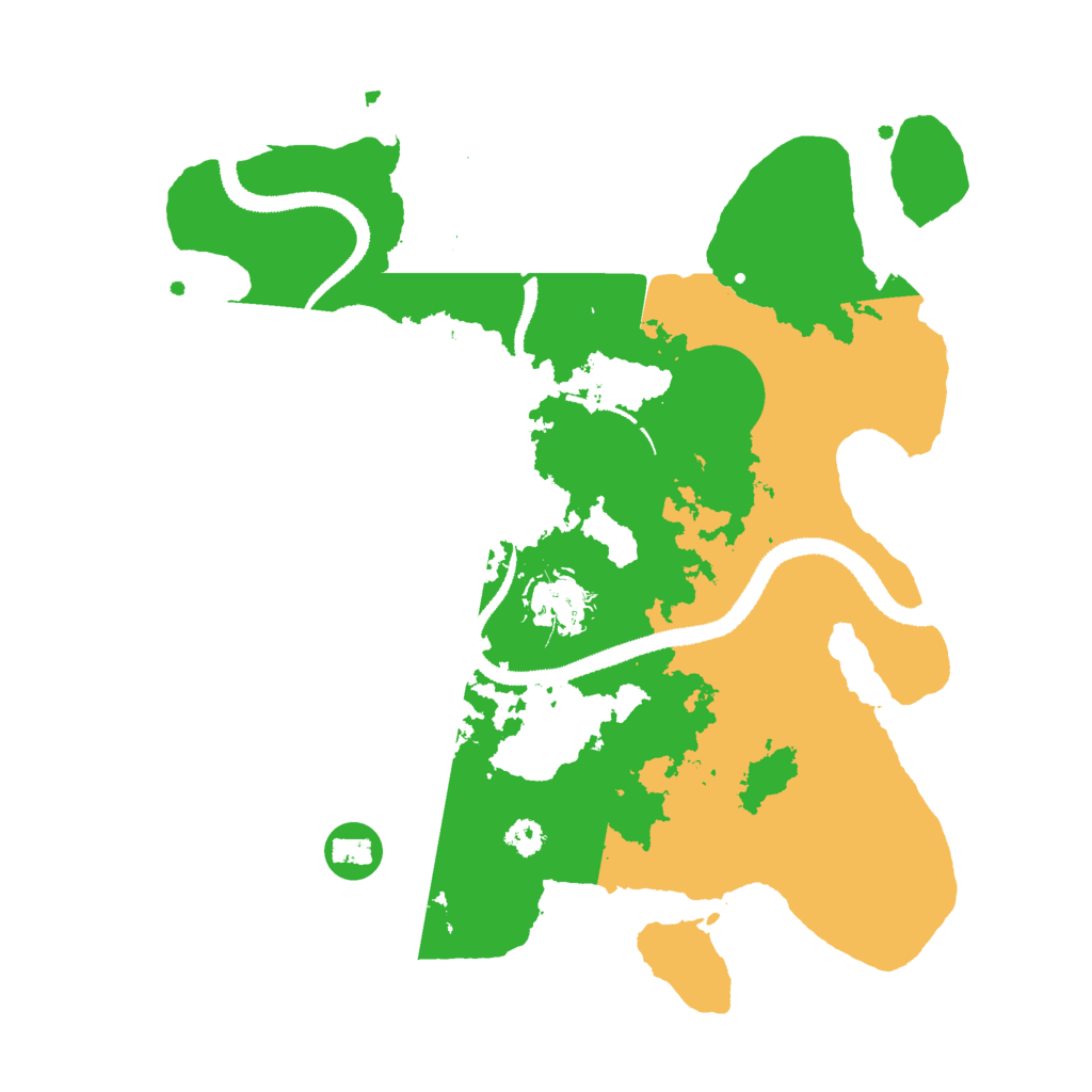 Biome Rust Map: Procedural Map, Size: 3000, Seed: 6094