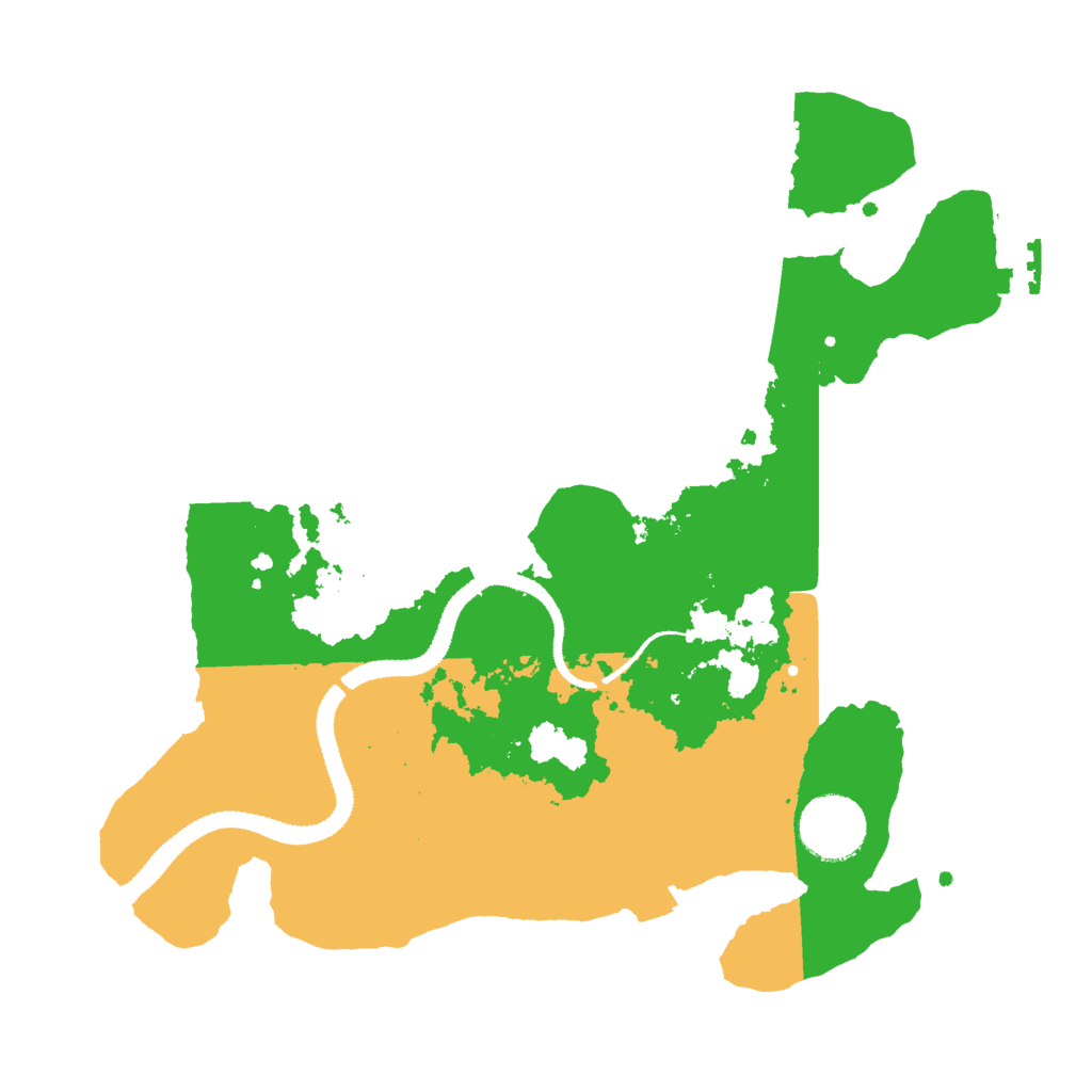 Biome Rust Map: Procedural Map, Size: 3000, Seed: 381819150