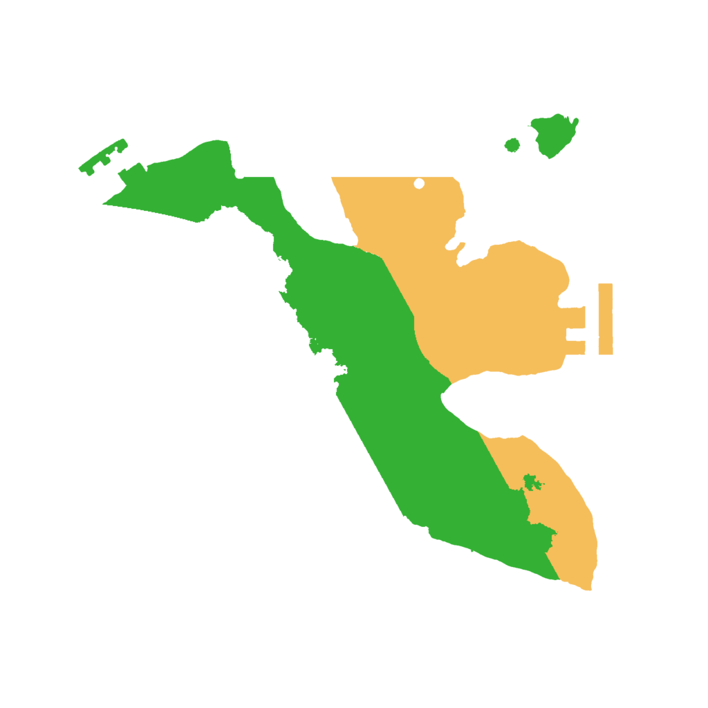 Biome Rust Map: Procedural Map, Size: 2000, Seed: 941350384
