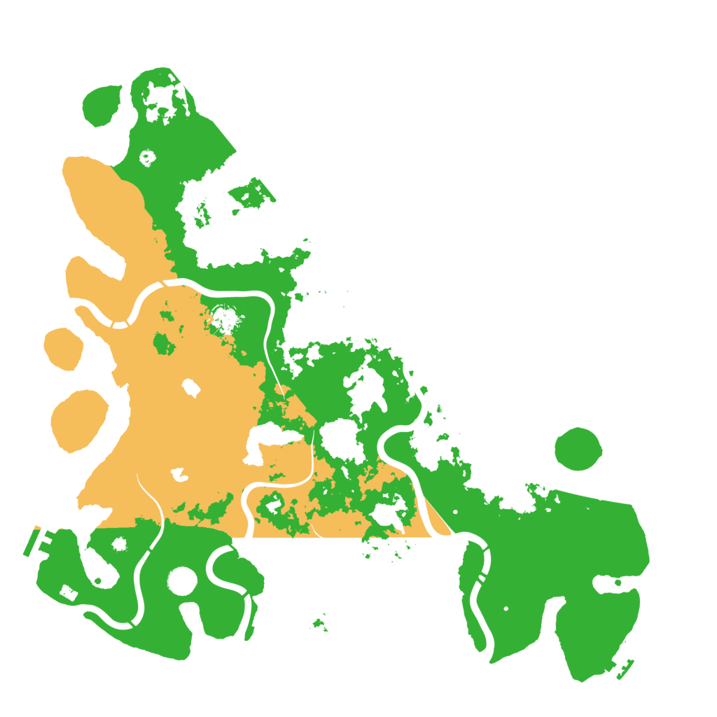 Biome Rust Map: Procedural Map, Size: 4500, Seed: 1987427808