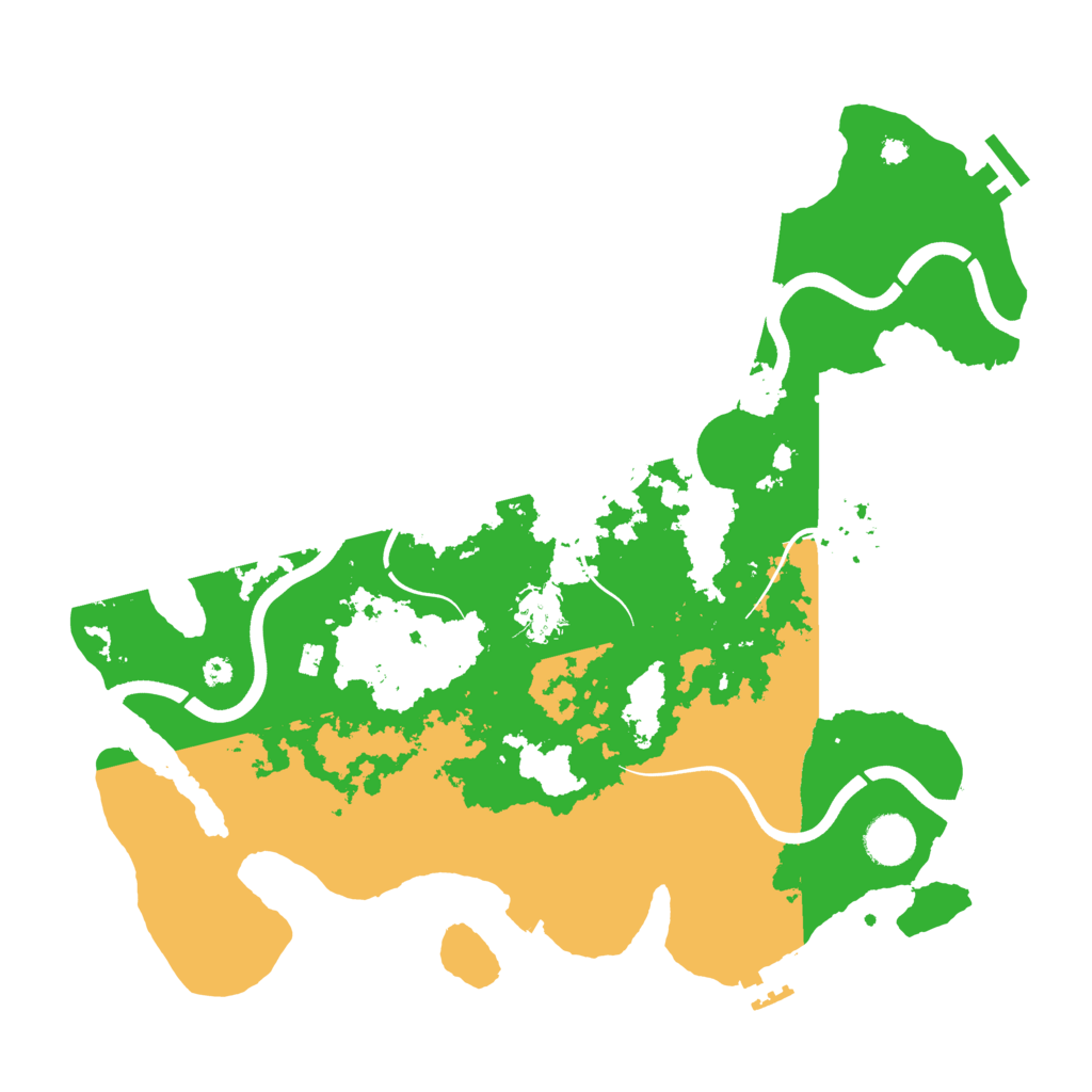Biome Rust Map: Procedural Map, Size: 3750, Seed: 237284481