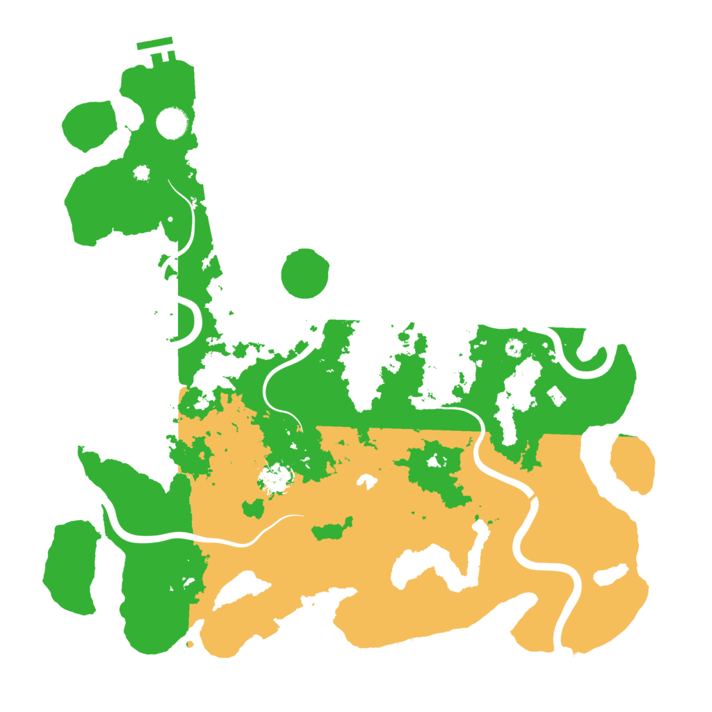 Biome Rust Map: Procedural Map, Size: 4000, Seed: 256120707