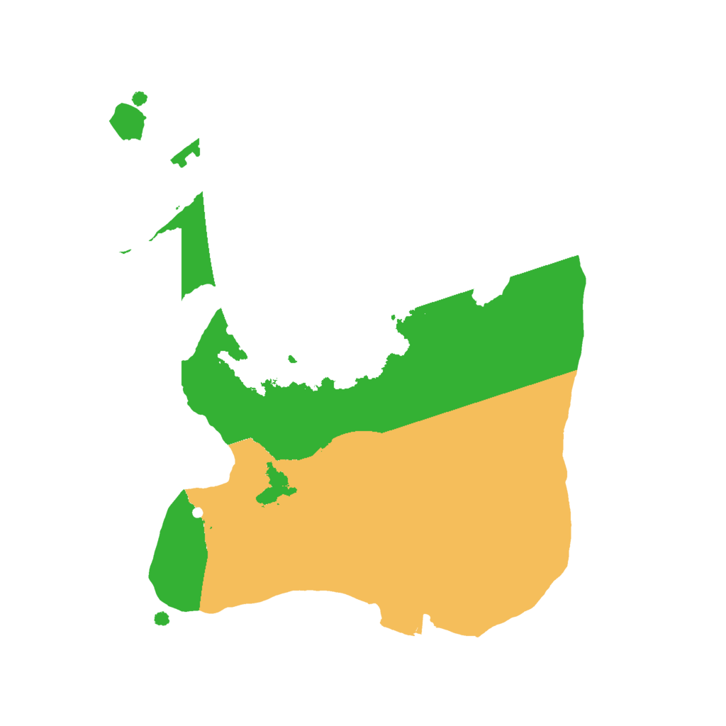 Biome Rust Map: Procedural Map, Size: 2000, Seed: 114635177