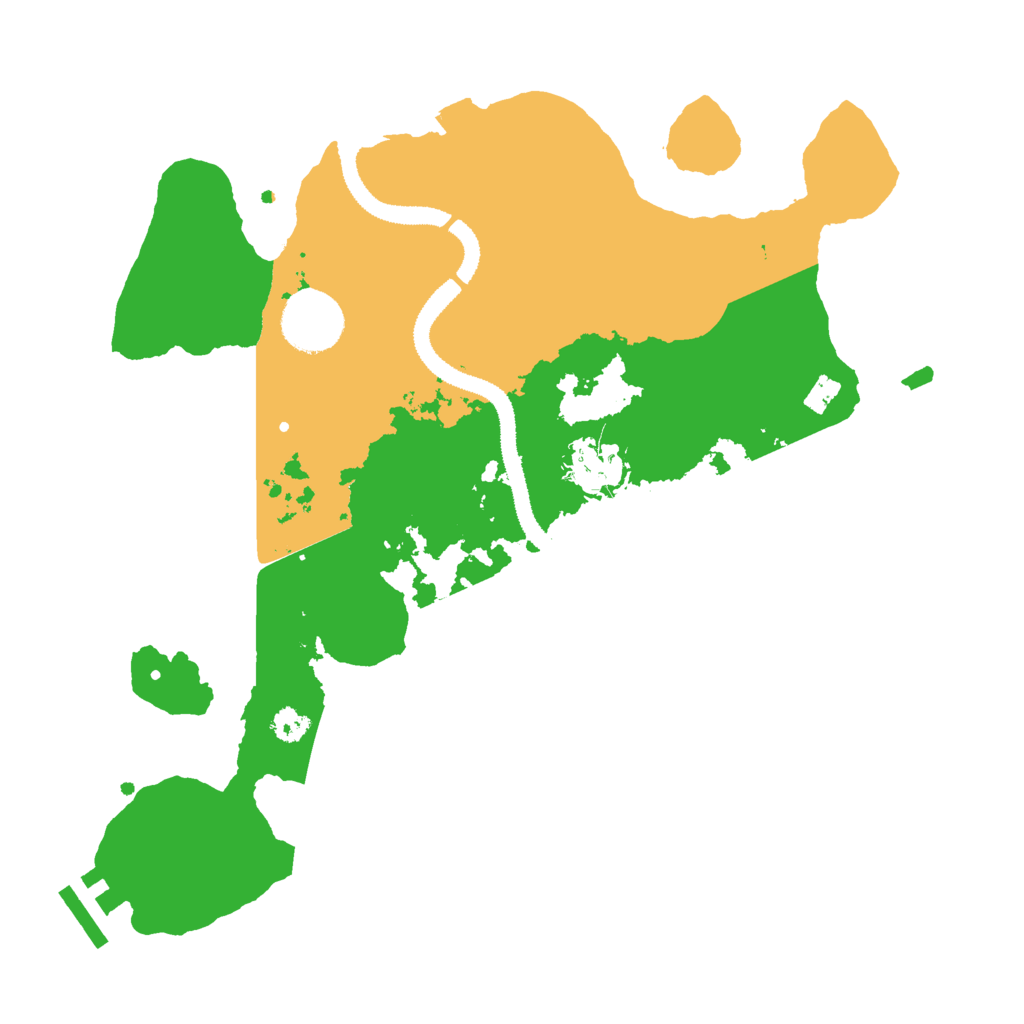 Biome Rust Map: Procedural Map, Size: 3000, Seed: 31354