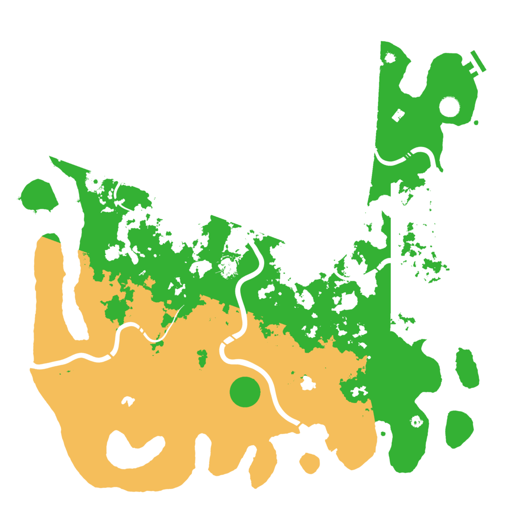 Biome Rust Map: Procedural Map, Size: 4500, Seed: 1621218575