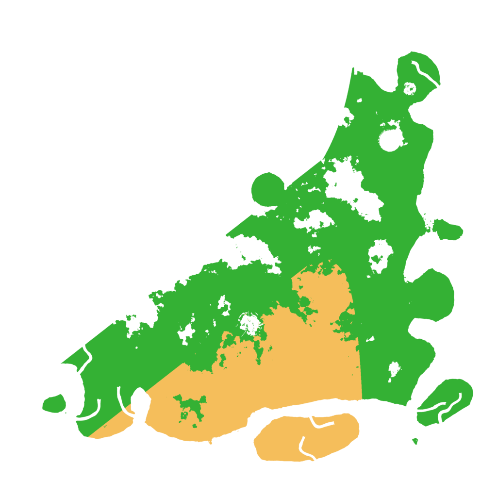 Biome Rust Map: Procedural Map, Size: 4000, Seed: 39761237