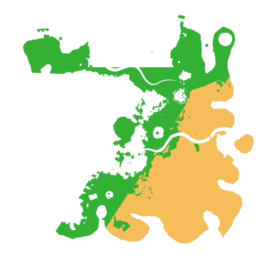 Biome Rust Map: Procedural Map, Size: 3500, Seed: 919173924