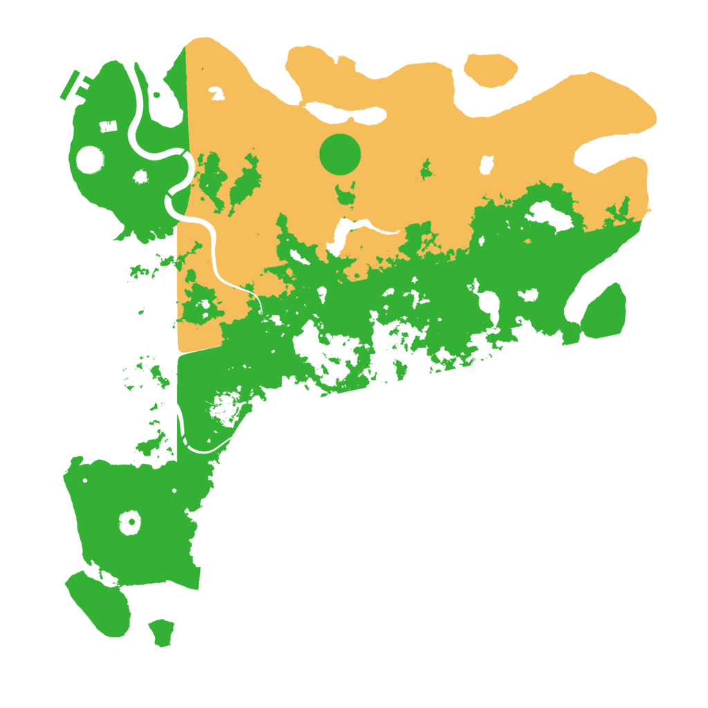 Biome Rust Map: Procedural Map, Size: 4500, Seed: 943364753