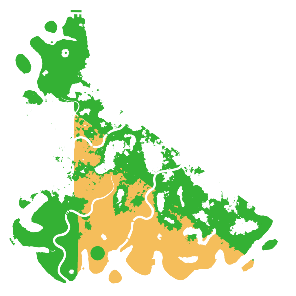 Biome Rust Map: Procedural Map, Size: 5500, Seed: 987654