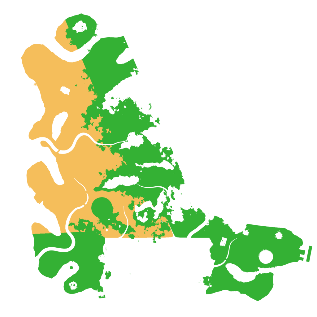 Biome Rust Map: Procedural Map, Size: 4000, Seed: 1597311067