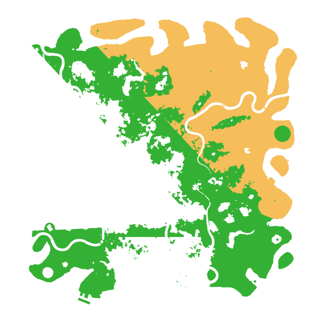 Biome Rust Map: Procedural Map, Size: 5100, Seed: 1242373173